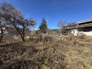 【周辺】 | 【北杜市小淵沢町上笹尾】西側に南アルプスが望める土地 | 土地（南東角）から撮影