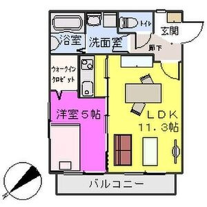 ステラ白木原の間取り