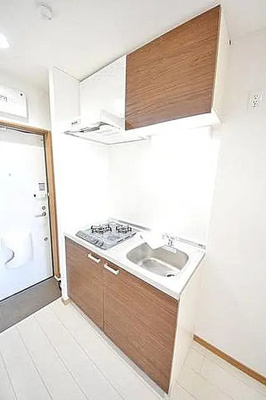 【キッチン】 | Villa末広Ⅰ | コンパクトなキッチンで掃除もラクラク