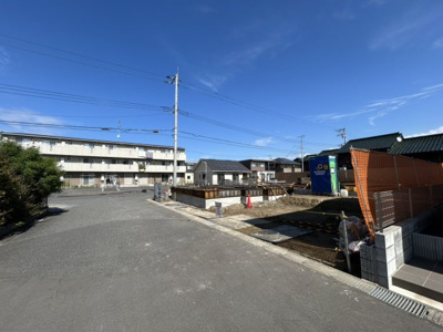 【前面道路含む現地写真】 | ブルーミングガーデン 木更津市金田東4丁目