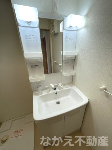 【洗面所】 | スペースが確保できる洗面所です