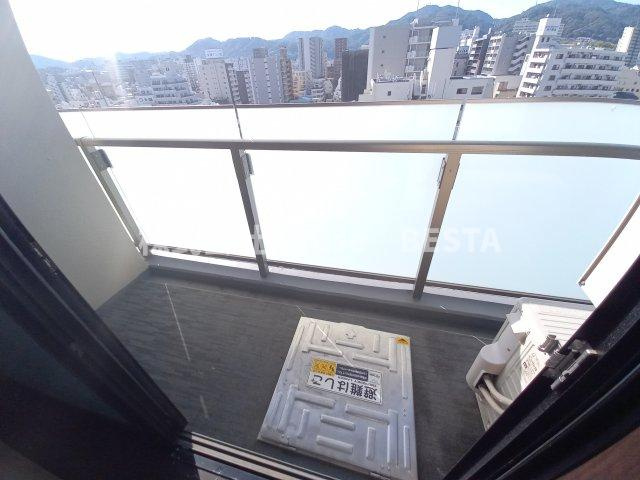 ブエナビスタ神戸駅前のバルコニー