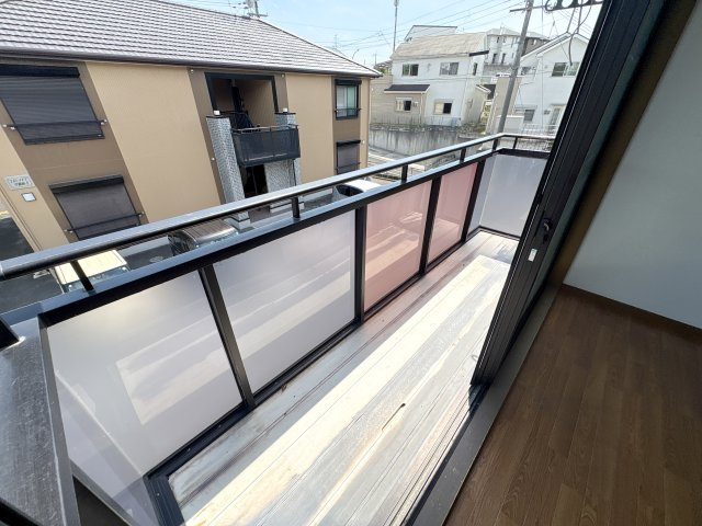 エステートピア学園前のバルコニー