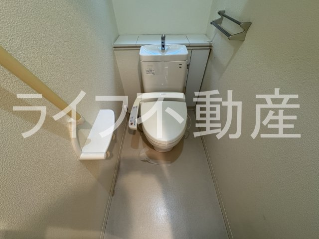 ＭＪハイツ稲田上町のトイレ|コンパクトで使いやすいトイレです