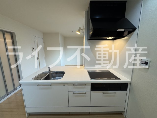 ＭＪハイツ稲田上町のキッチン|コンパクトなキッチンで掃除もラクラク