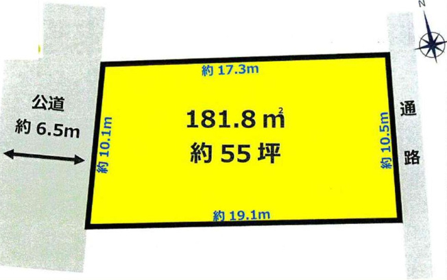 【土地図】 | 川口市芝樋ノ爪１丁目　建築条件なし売地