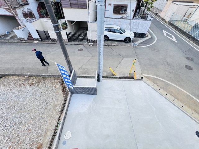 松戸市六高台３丁目新築戸建【六実第三小学校：2分】の展望|バルコニーより南側眺望・南道路で日当たり良好♪