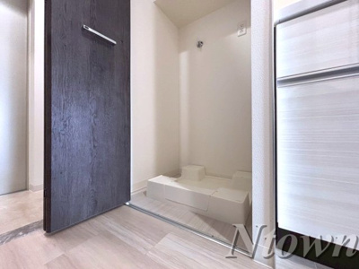 【設備】 | ル・シエル大秋 | 洗濯機置き場です