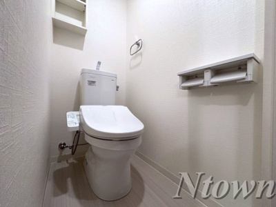 【トイレ】 | ル・シエル大秋 | ゆったりとした空間のトイレです