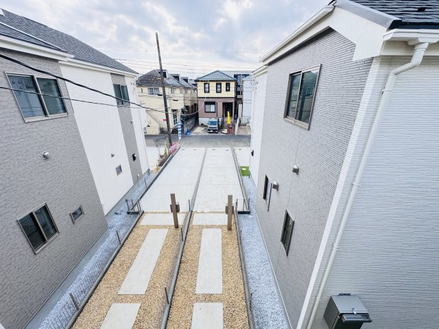 松戸市六高台３丁目新築戸建【六実第三小学校：2分】の展望|バルコニーより南側眺望