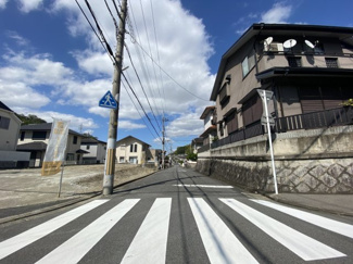 【前面道路含む現地写真】 | 宇治市折居台1丁目　2区画A号地　売土地　建築条件付き
