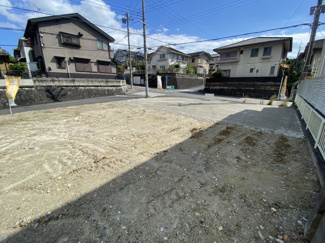【前面道路含む現地写真】 | 宇治市折居台1丁目　2区画A号地　売土地　建築条件付き