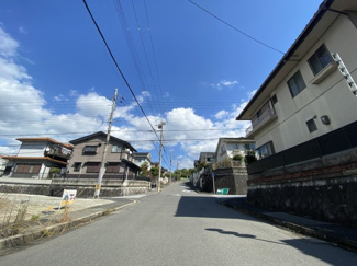 【前面道路含む現地写真】 | 宇治市折居台1丁目　2区画A号地　売土地　建築条件付き