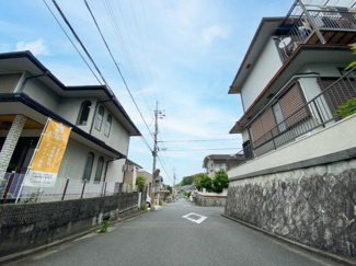 【前面道路含む現地写真】 | 宇治市折居台1丁目　2区画B号地　売土地　建築条件付き
