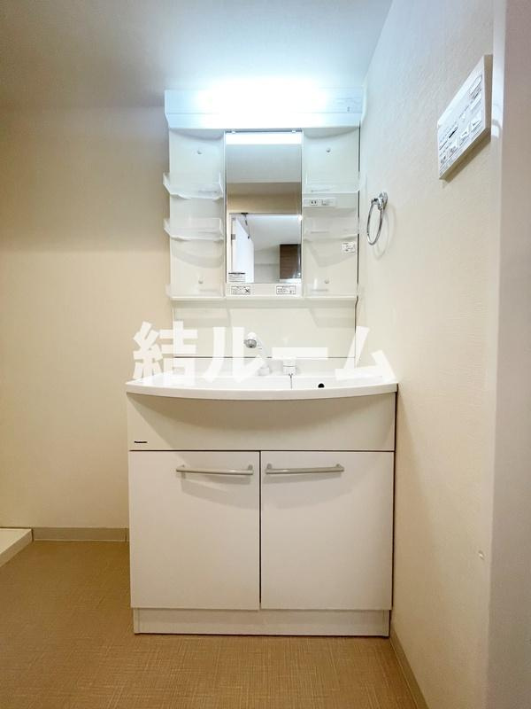 練馬区桜台２丁目の賃貸マンションの独立洗面台