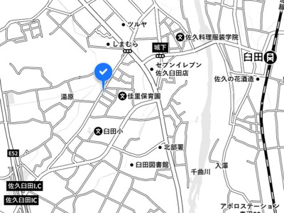 【地図】 | 佐久市臼田小学校北売地