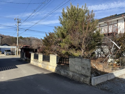 【前面道路含む現地写真】 | 佐久市臼田小学校北売地