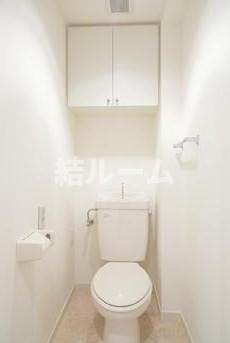 板橋区赤塚２丁目の賃貸マンションのトイレ