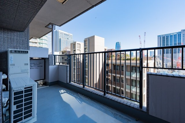 六本木ビュータワーのバルコニー