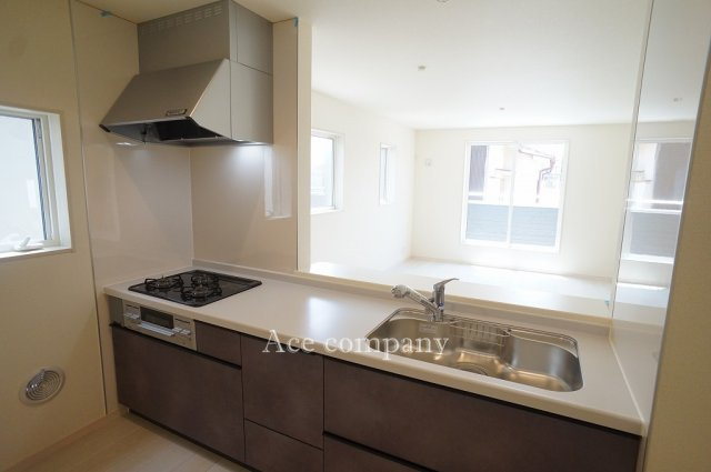 【キッチン】 | 東住吉区今川4丁目　【1号棟/全2棟】 | 浄水器付きのシステムキッチンです☆