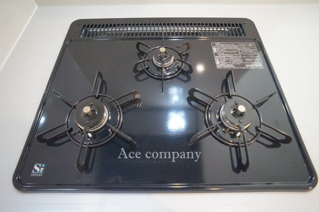 【キッチン】 | 東住吉区今川4丁目　【1号棟/全2棟】 | 【3口ガスコンロ☆】