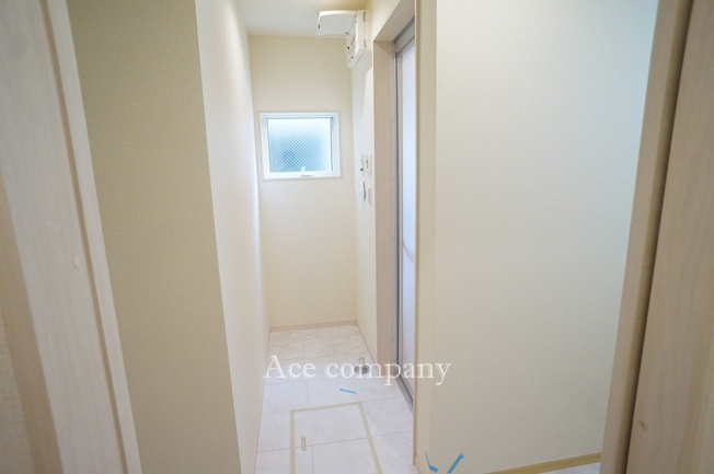 【内装】 | 東住吉区今川4丁目　【1号棟/全2棟】 | 洗面・ランドリー室に床下収納付きです♪