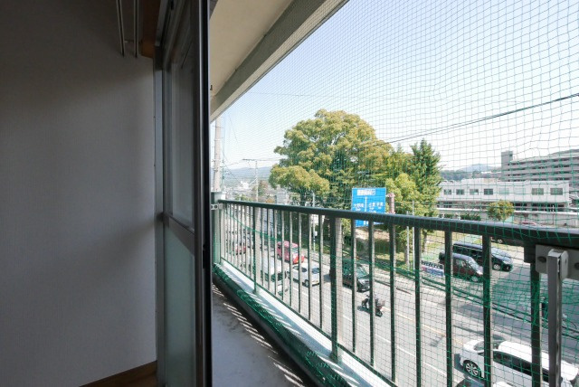 コート15のバルコニー