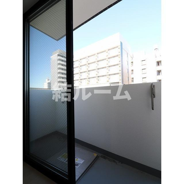 板橋区本町の賃貸マンションのバルコニー