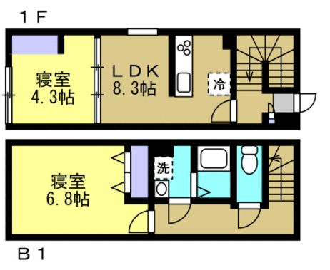 Ｋｉｉｒｏ千駄木の間取り