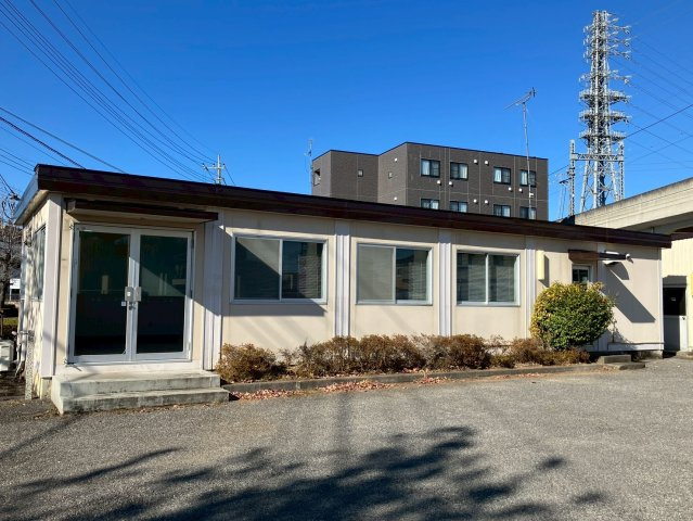 新島町貸事務所の外観パース