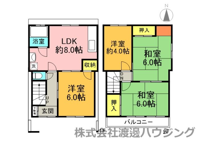 甲子園九番町一戸建の間取り