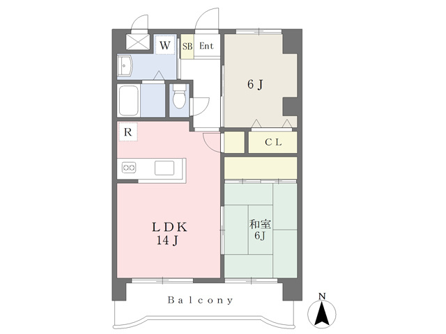 プレステージ百年公園の間取り|使い勝手の良い間取りです♪