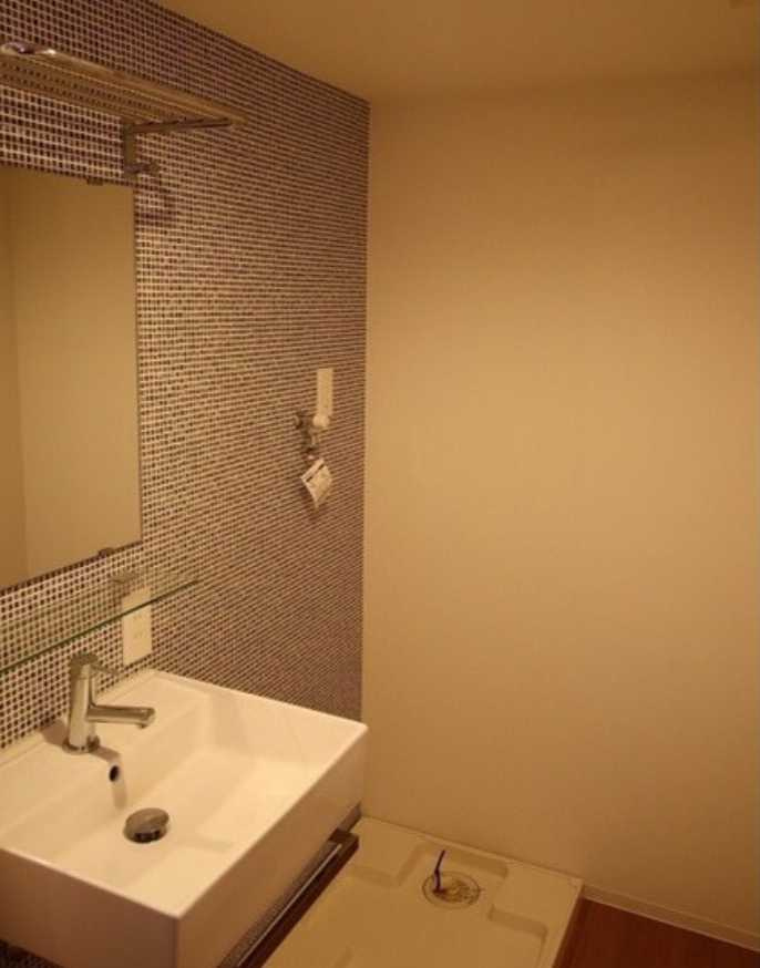 メイクスデザイン用賀　分譲賃貸　オートロック　礼金０の洗面所