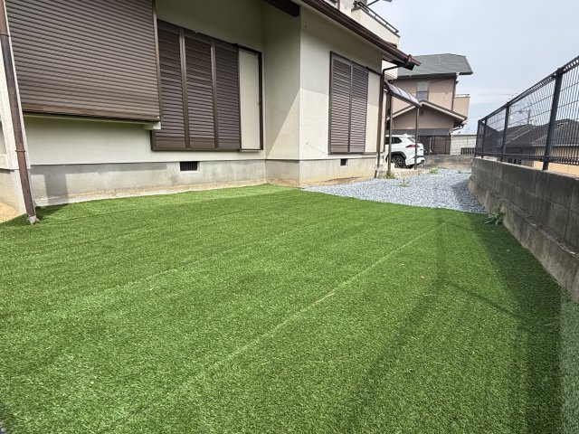 【9/5（土）9/6（日）オープンハウス開催！】奈良市押熊町の庭|BBQやお子様の遊び場に最適な広々お庭