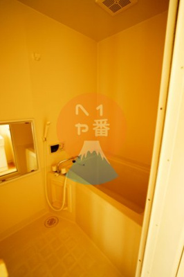 【浴室】 | サンモール清水D | 清潔感のあるお風呂ですね　※参考写真です