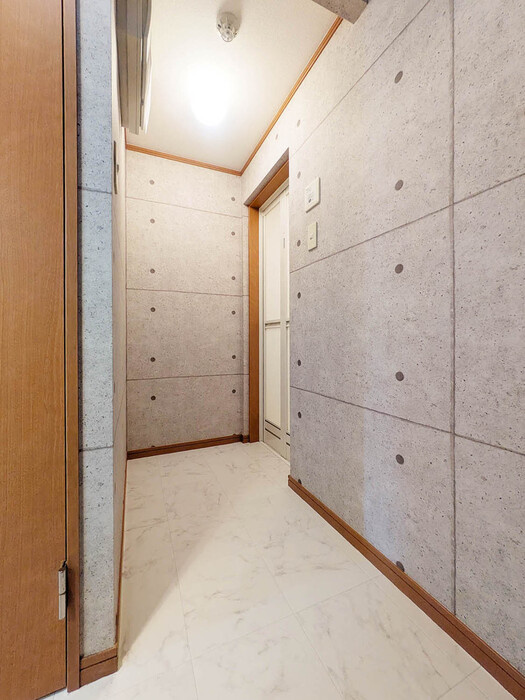 ヴィラ・ファミーユ　Aの内装|脱衣場