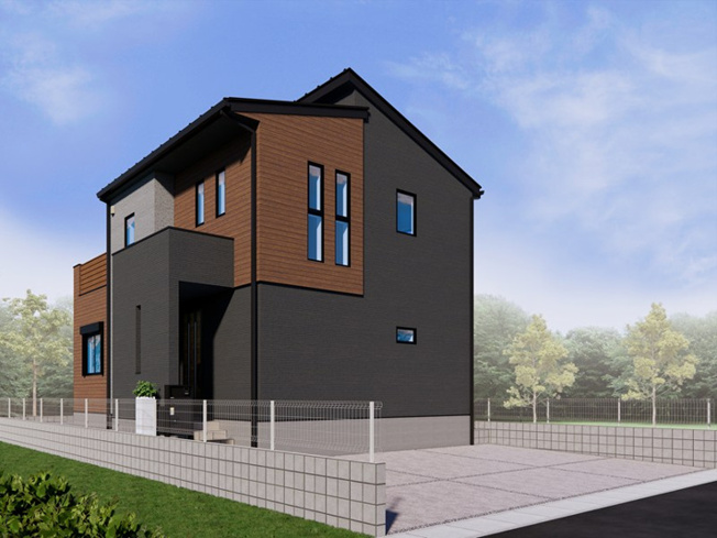 【外観パース】 | 久喜市葛梅1丁目　新築戸建　全3棟　1号棟 | 1号棟