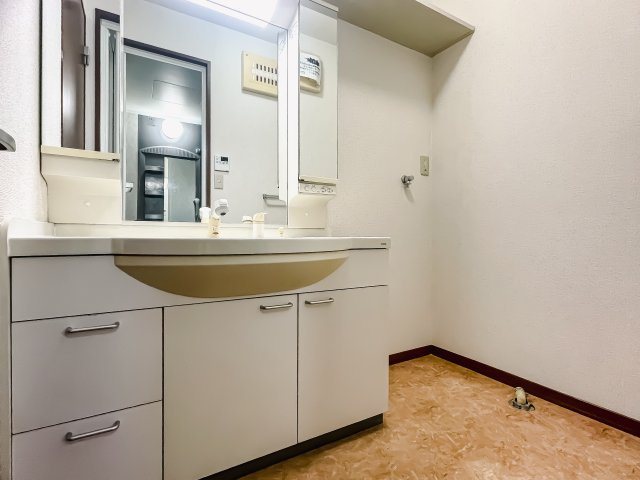 シャトレー武蔵野弐番舘の洗面所|忙しい朝には欠かせない洗面所です