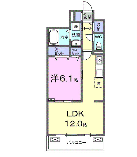 エメラ　ファミーユの間取り