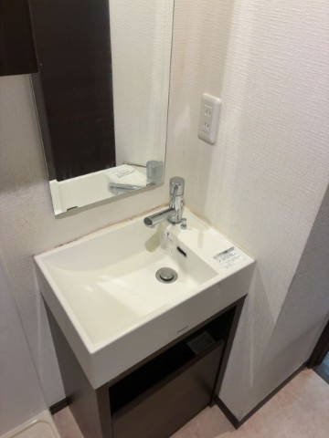 AQUE1の独立洗面台|スペースが確保できる洗面所です