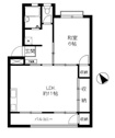 【間取り】 | ゆったりとした1LDKの間取りです！
