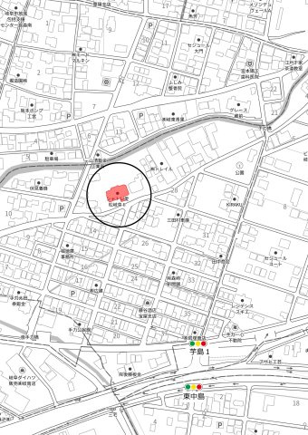 シャトレ愛松岐阜Ⅱ【7階】の地図