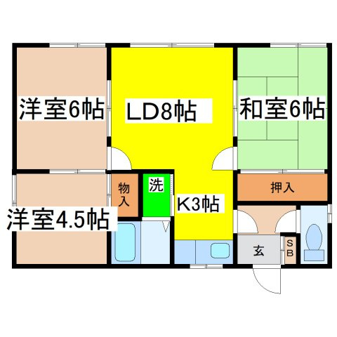森ハウスの間取り
