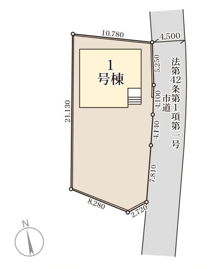 【新築戸建】前橋市上増田町第3 の区画図|■区画図