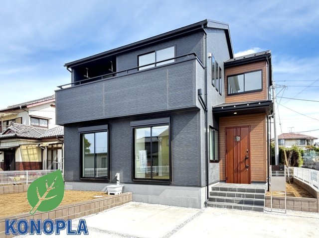 【新築戸建】前橋市上増田町第3 の外観|■外観|シンプルで洗練されたデザインは住まう人の色に染まり、個性を映し出します♪本日見学可能(*＾＾*)