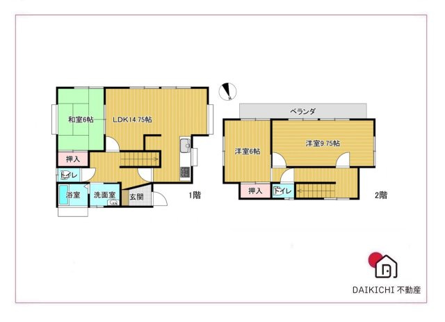 【間取り】 | 熊谷市万吉　中古戸建