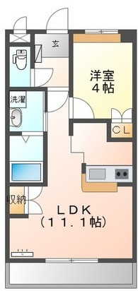 ル・シェル・ブル篠山の間取り