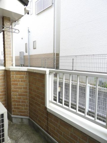 グランドールセレノＢのバルコニー|落ち着いた時間を過ごせるバルコニーです