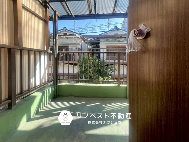 東大阪市鷹殿町のバルコニー|【リノベスト不動産】テナント（事業用）物件のご紹介も可能です。事務所移転・新規開業等お気軽にご相談ください♪