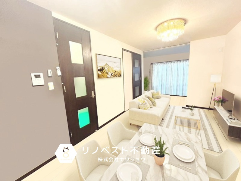 生野東3丁目の居間・リビング|家族団らんのスペースとしてどうぞ◎